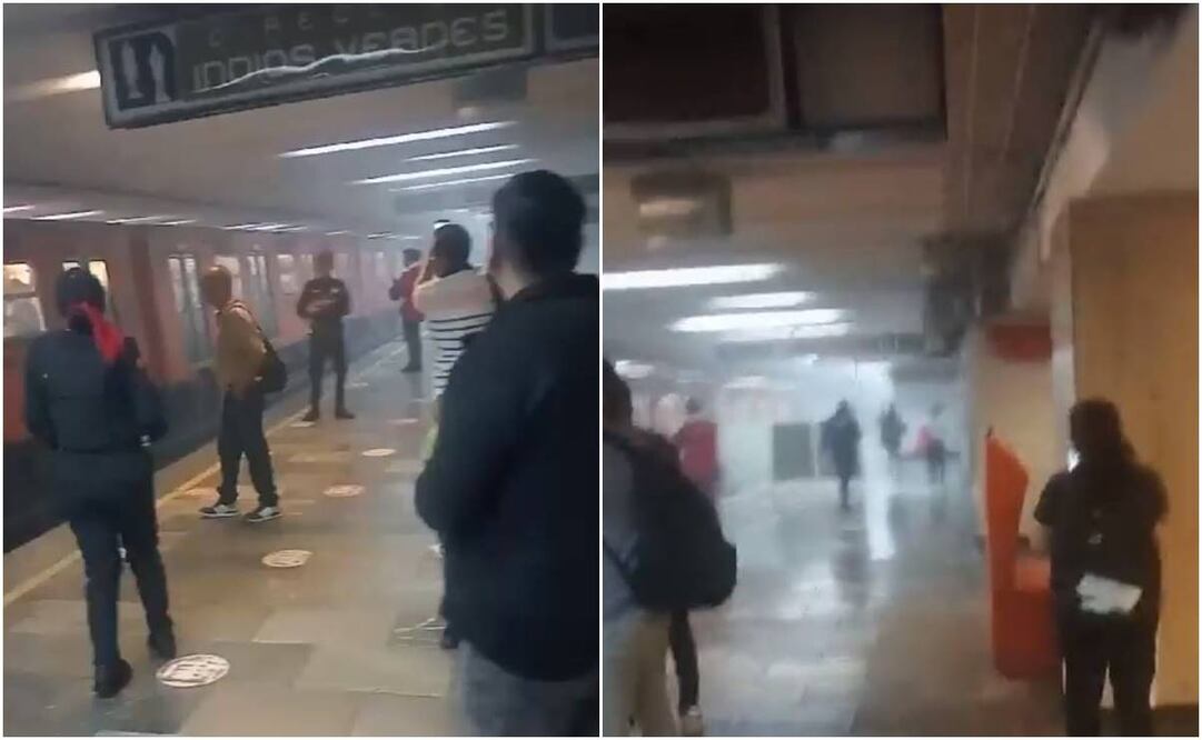 Reportan humo en la estación Guerrero de la Línea 3 del Metro. Foto: @Gposiadeoficial