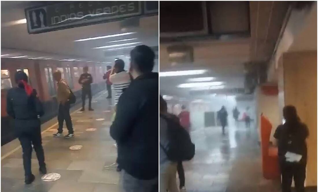 Reportan humo en la estación Guerrero de la Línea 3 del Metro. Foto: @Gposiadeoficial