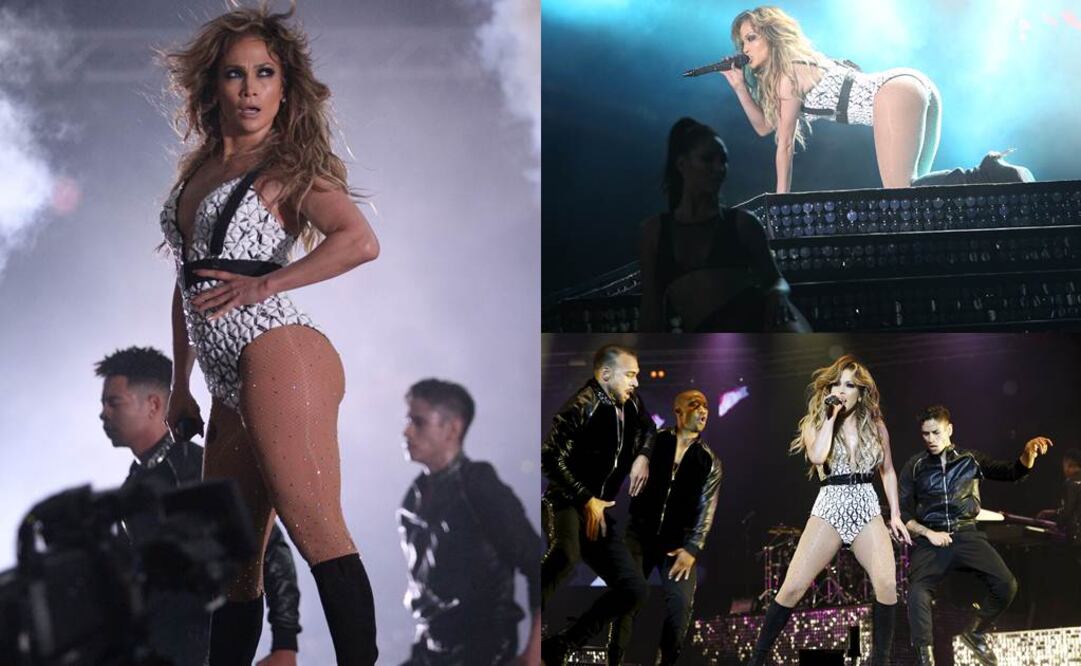 Se cambió varias veces de conjunto, pero prácticamente eligió para todo el concierto diminutos bodys que dejaban al descubierto su excelente figura ante un complacido público poco acostumbrado a ver en directo a mujeres tan destapadas: AP/REUTERS