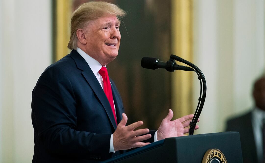 Donald Trump, presidente de Estados Unidos. Foto: AP