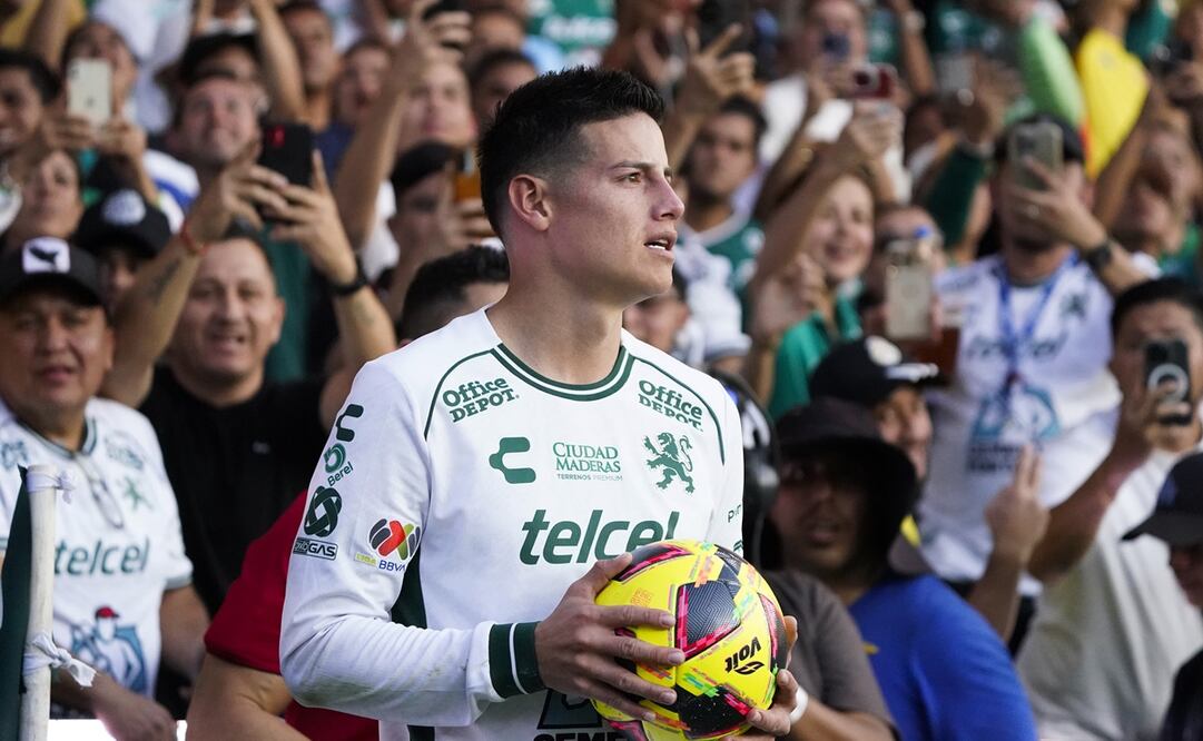 James Rodríguez sobre su primer gol en la Liga MX; “feliz, lo importante es ayudar a León” FOTO: IMAGO