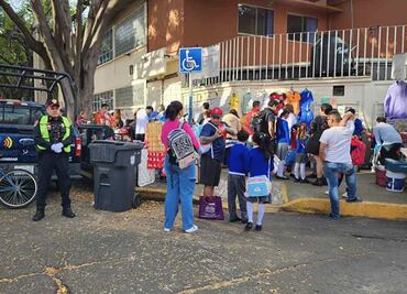 Alcalde de Benito Juárez inaugura el ciclo escolar y entrega arcotechos en escuelas