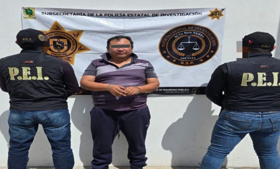 Detienen a uno de los principales líderes de narcomenudeo en Yucatán (15/03/2025). Foto: Especial