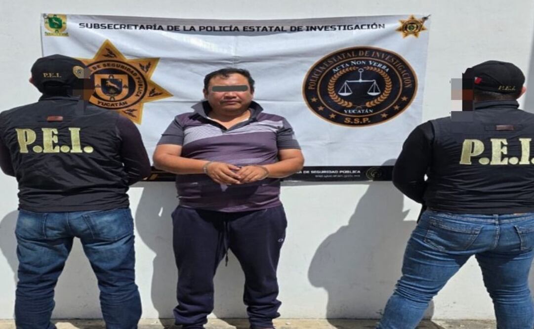 Detienen a uno de los principales líderes de narcomenudeo en Yucatán (15/03/2025). Foto: Especial