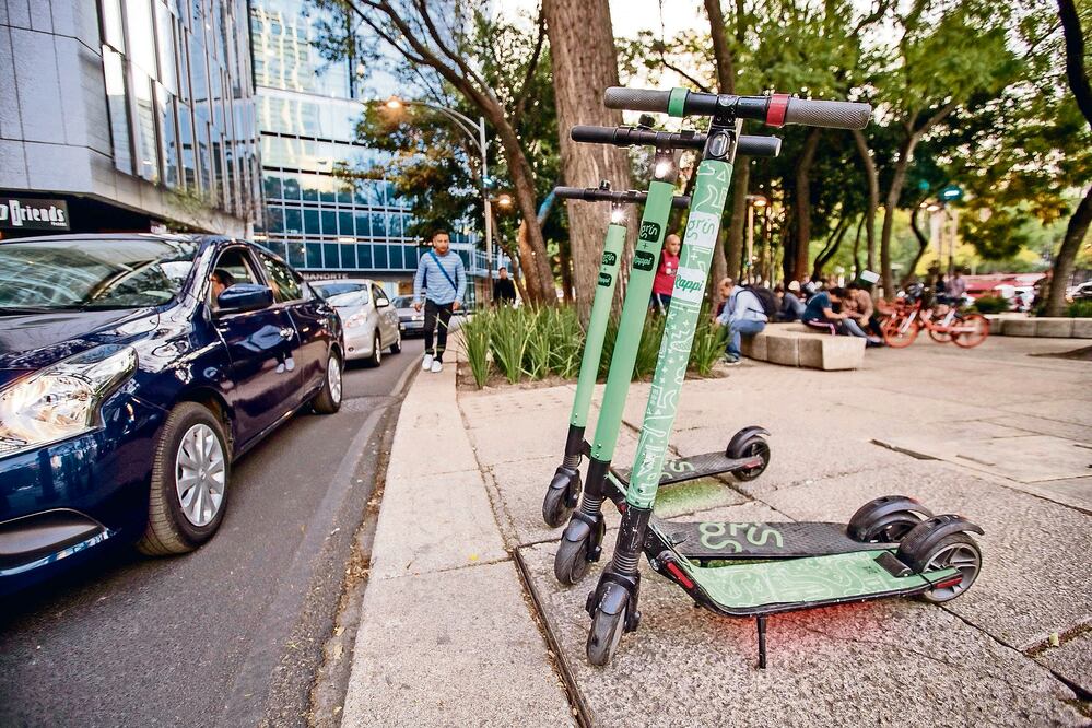 En una carta escrita a sus usuarios, Grin México avisó su decisión de suspender el servicio de patines por tiempo indefinido. ARCHIVO EL UNIVERSAL