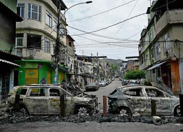 Río de Janeiro vive escenas de guerra; megaoperativo antinarco deja 64 muertos