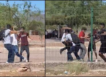 VIDEO: Golpean y acuchillan a estudiante de CBTIS en Guaymas, Sonora; hay 4 detenidos