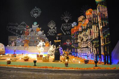 Gana Reclusorio Sur concurso de Ofrendas Monumentales