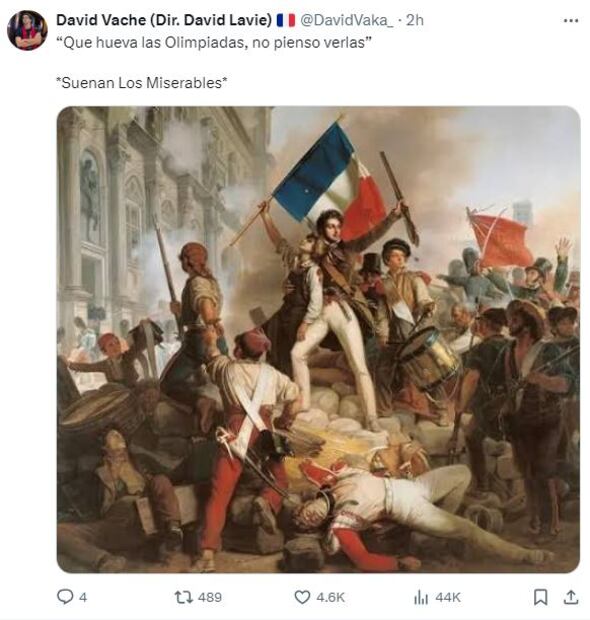 La reacción en redes sociales, tras la aparición de México en la inauguración de los Juegos Olímpicos - Foto: Especial