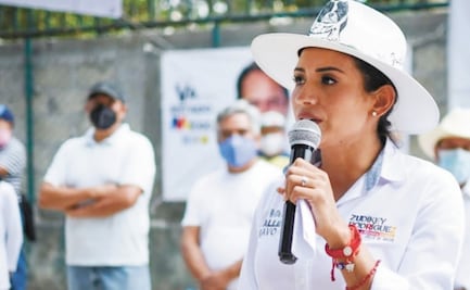 “Amo a Valle de Bravo", afirma Zudikey Rodríguez, candidata del PRI-PAN-PRD