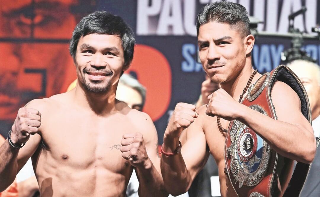 Vargas (izq) perdió su cinturón en la pelea contra Manny Pacquiao, aunque dice que adquirió experiencia. (ARCHIVO. EL UNIVERSAL)