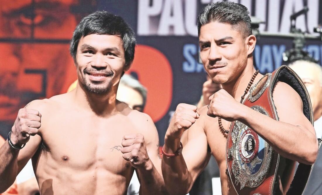 Vargas (izq) perdió su cinturón en la pelea contra Manny Pacquiao, aunque dice que adquirió experiencia. (ARCHIVO. EL UNIVERSAL)