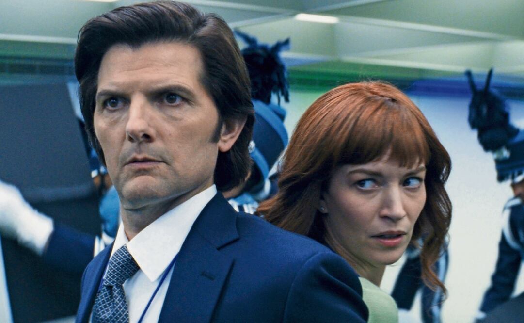 Adam Scott y Britt Lower, nominados como Actor y Actriz. Foto: Apple TV +