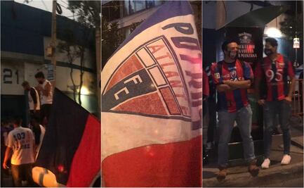 ¡No importó el semáforo rojo! Así se vivió el recibimiento al Atlante