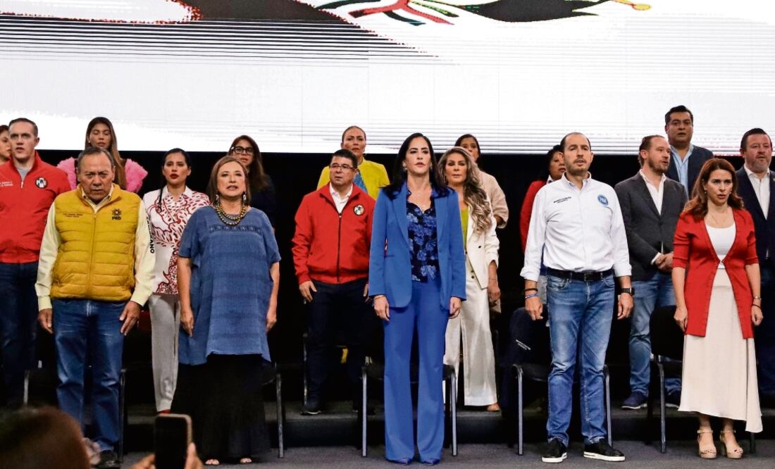 En su informe de labores, la alcaldesa Lía Limón precisó que la mayor fortaleza de la oposición es la unidad y los resultados. Foto: Fernanda Rojas / El Universal