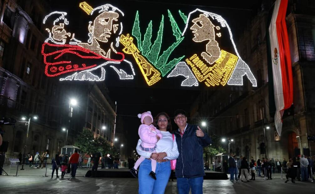 Se utilizaron más de 10 mil 200 focos led.
Foto: Fernanda Rojas /El Universal