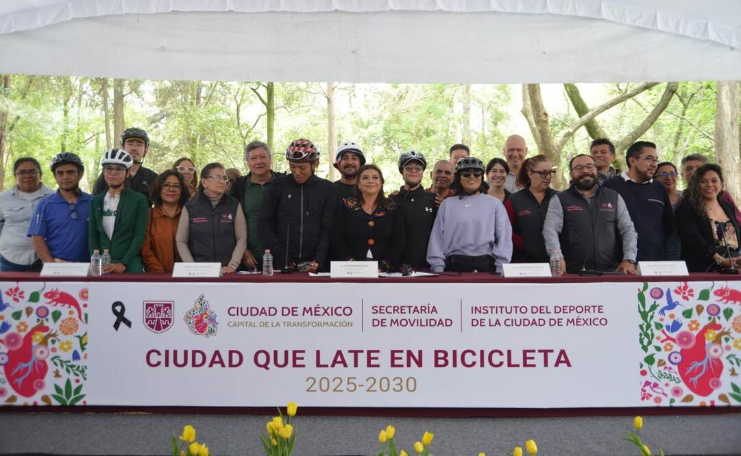 Invertirán 500 mdp para mejorar infraestructura ciclista en CDMX (03/06/2025). Foto: @ClaraBrugadaM