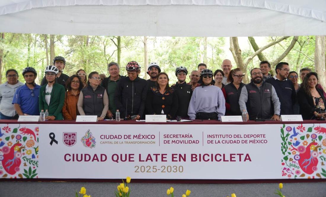 Invertirán 500 mdp para mejorar infraestructura ciclista en CDMX (03/06/2025). Foto: @ClaraBrugadaM