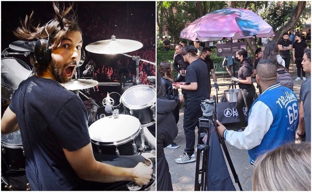 Linkin Park regala tamales en tres puntos de la Ciudad de México. Foto: Instagram/@paconieto