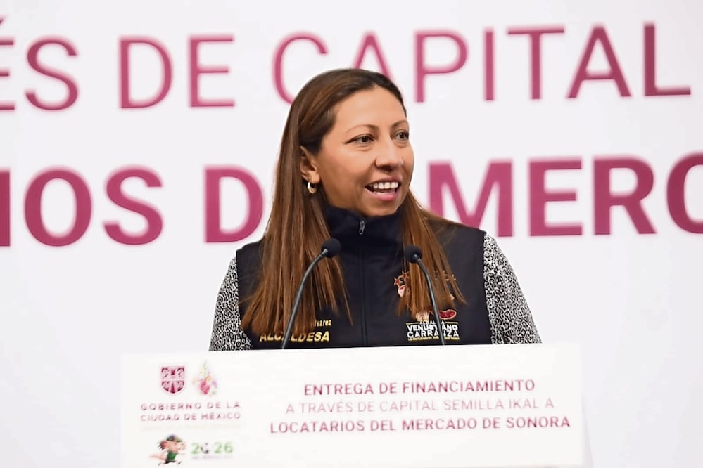 La edil de Venustiano Carranza informó que se destinarán 10 millones de pesos para rehabilitar el Mercado de Sonora. Foto: Especial