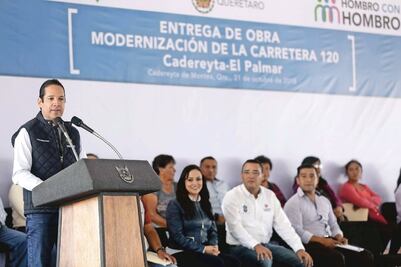 Inauguran en Querétaro obras viales con inversión de 260 mdp