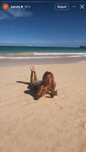 Un cambio de look espontáneo. Foto: Instagram @karolg
