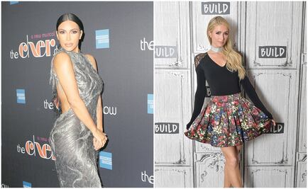 Kim Kardashian y Paris Hilton se deslizan sobre nieve