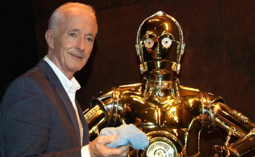 Anthony Daniels compartirá sus vivencias como C-3PO en Star Wars.