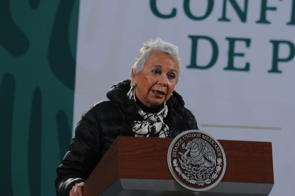 Justifica Sánchez Cordero función de siervos de la 4T en vacunación