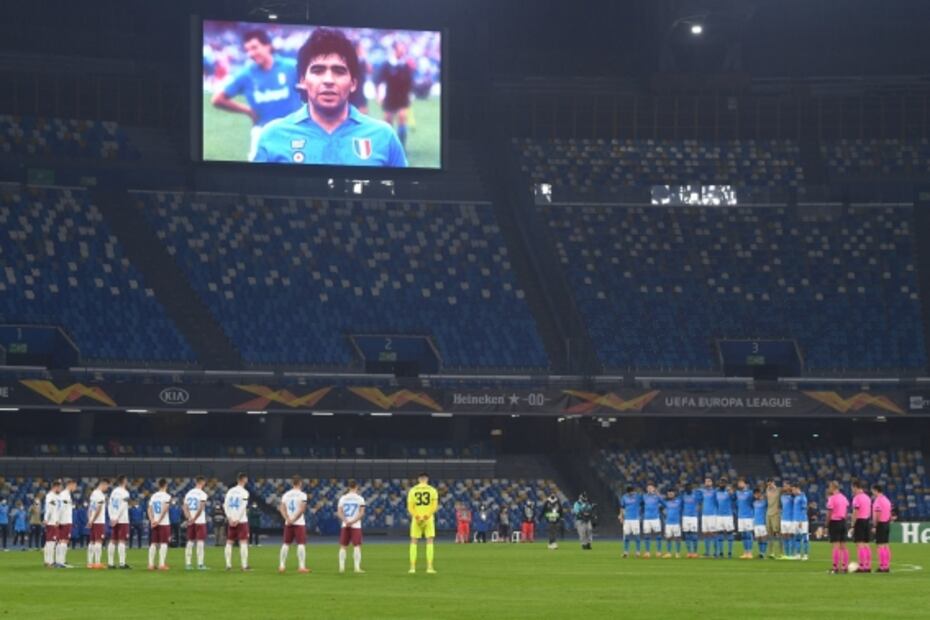 El homenaje del Napoli a Diego Armando Maradona
