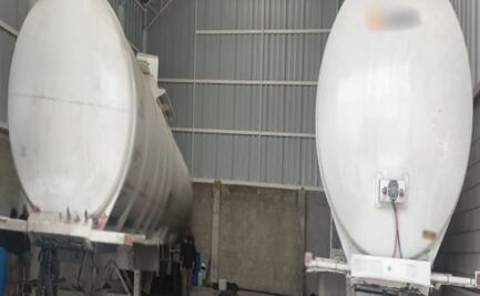 Aseguran 39 mil litros de combustible dentro de inmueble en Guanajuato; incautan autotanques y mangueras