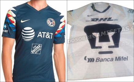 Filtran nuevas playeras de América y Pumas