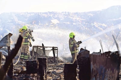 Mueren padre e hijo en incendio en el tiradero Neza Bordo III