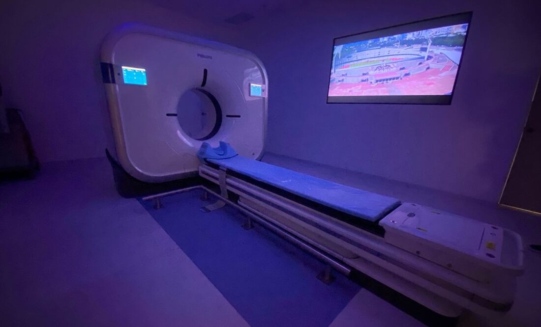 Tomógrafo de Xoco. Foto: Especial