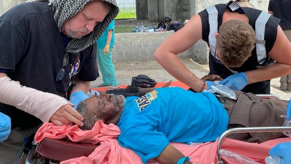 Etienne resultó herido luego de que su casa colapsara tras el terremoto (Foto: BBC)