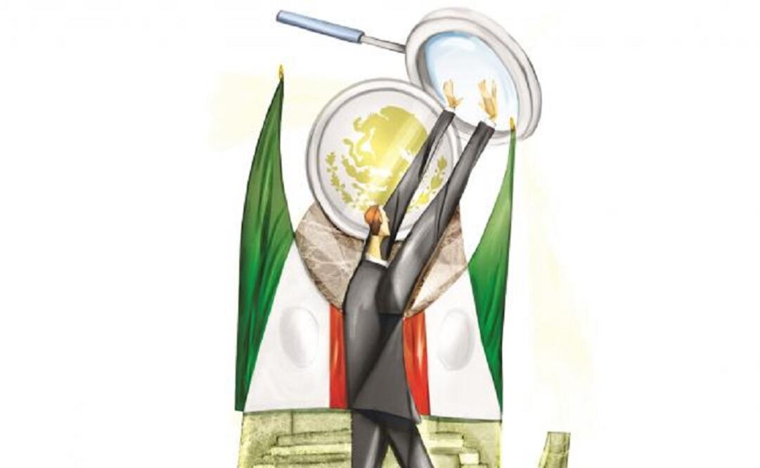 The Chamber of Deputies signed a collaboration agreement with the Center for Research and Training in Economics (CIDE) to improve its accountability and access to information systems. (Illustration: David Peón) 