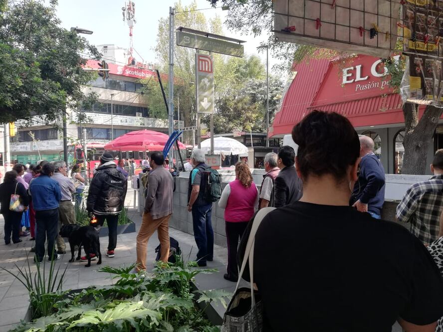 Casilla ubicada afuera del Metro Etiopía. Foto: Especial