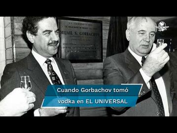 El día que Mijaíl Gorbachov tomó vodka en EL UNIVERSAL