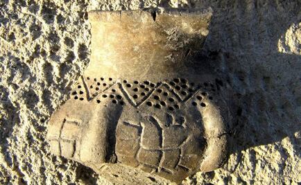 Hallan una esvástica en antigua cerámica