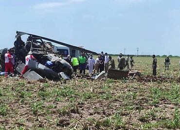 Eran de Oaxaca 2 de los 14 marinos fallecidos en desplome de helicóptero tras captura de Caro Quintero