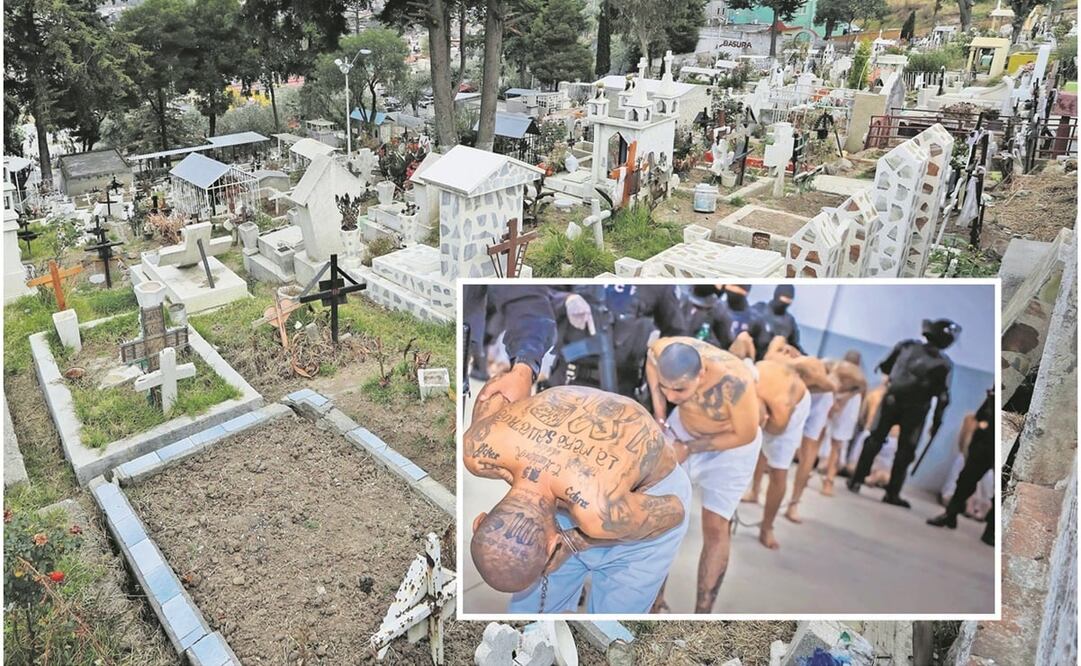El presidente de El Salvador, Nayib Bukele, inaugura una nueva cárcel con capacidad de hasta 40 mil reos. Foto: Presidencia salvadoreña/AFP y Jorge Alvarado/EL UNIVERSAL
