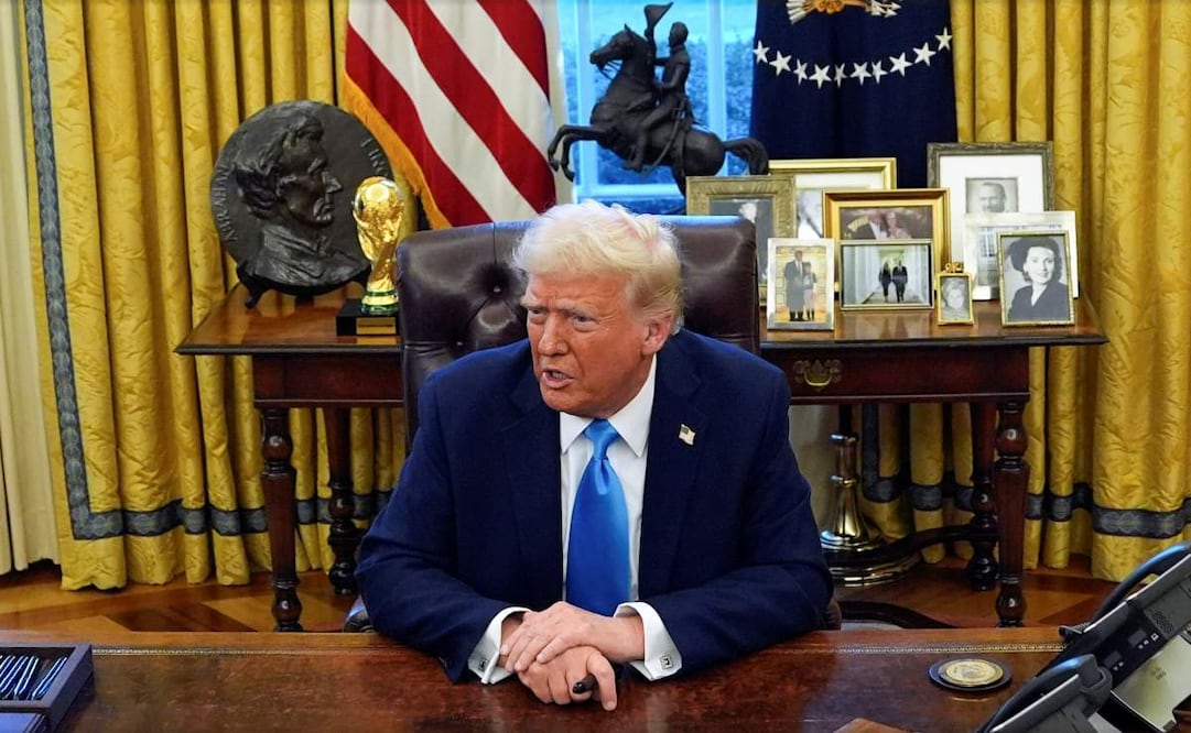 Donald Trump afirmó que, aunque cree que nunca se lo concederán, merece el Nobel de la Paz. (04/0/25) Foto: AP