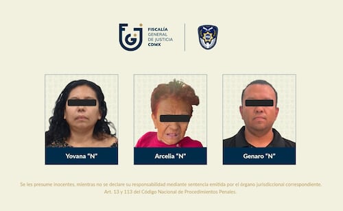 Capturan a tres personas señaladas de despojo en la alcaldía Miguel Hidalgo; a una le fue dictada prisión preventiva