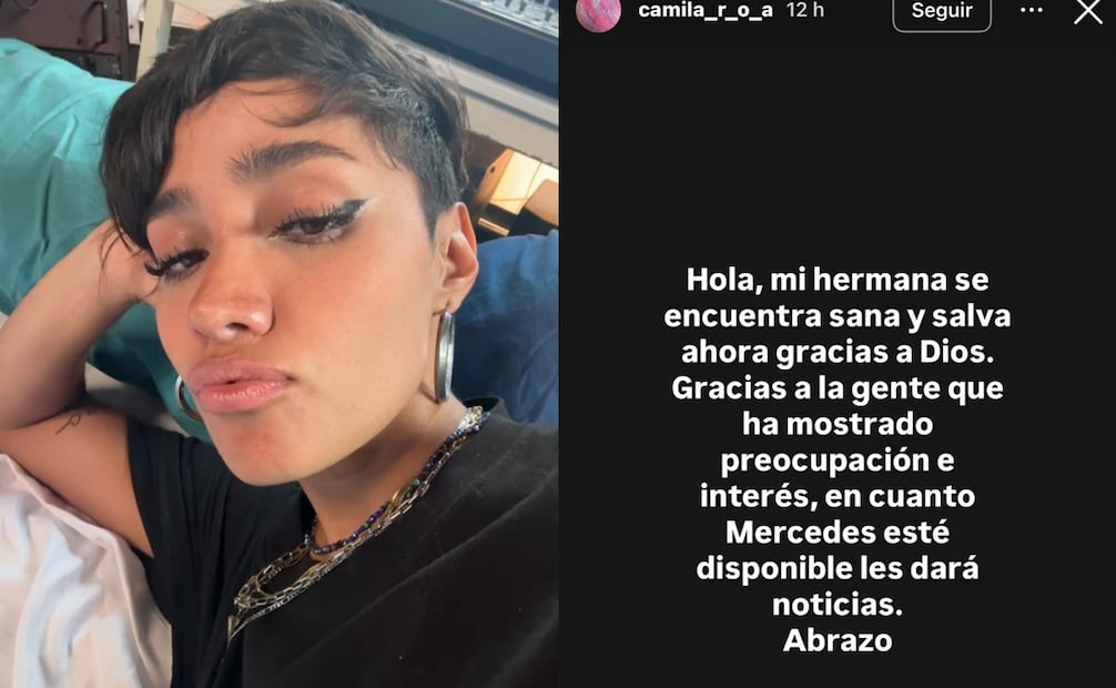 Hermana de Mercedes Roa revela su estado de salud. Foto: Redes sociales y captura de pantalla