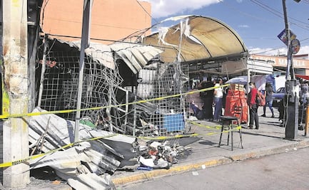 Incendian restaurante y 9 locales en mercado