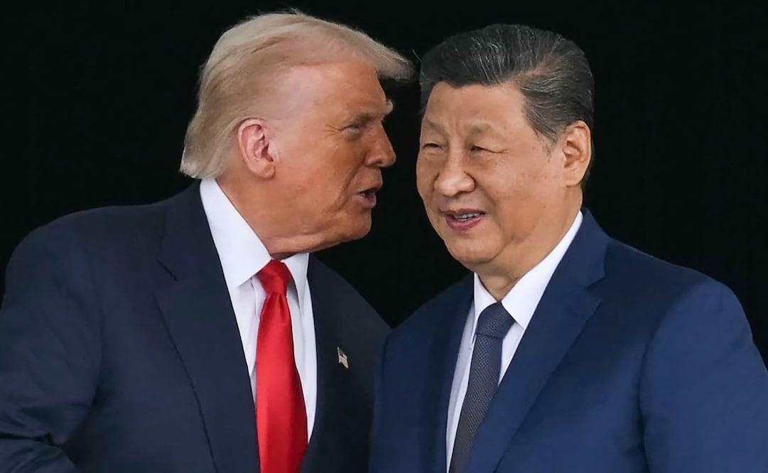 Los presidentes de Estados Unidos, Donald Trump, de China, Xi Jinping. Foto: AFP