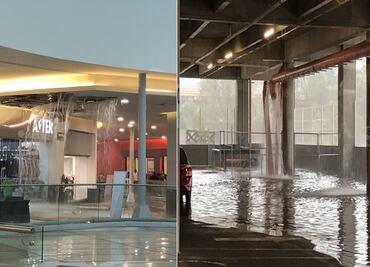 Lluvias dejan daños y caos vial en Monterrey