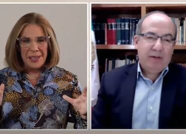 "Yo creo que continúa la corrupción": Calderón a Sabina Berman sobre el sexenio de AMLO