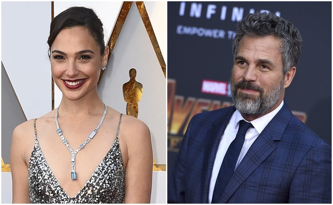 Gal Gadot y Mark Ruffalo. Foto: Archivo 