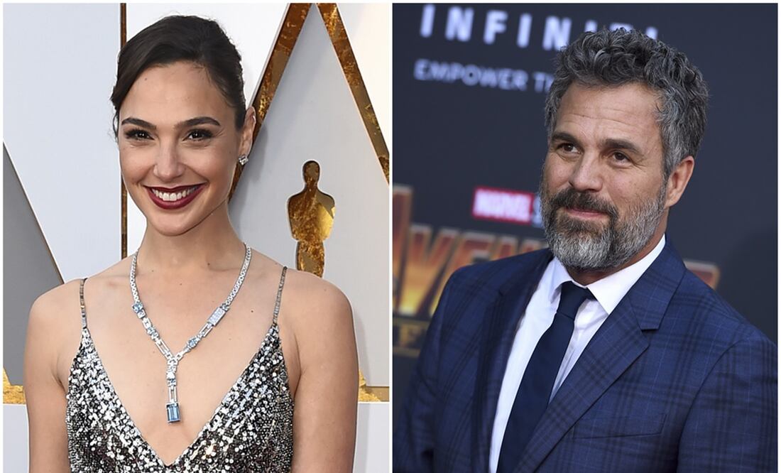 Gal Gadot y Mark Ruffalo. Foto: Archivo